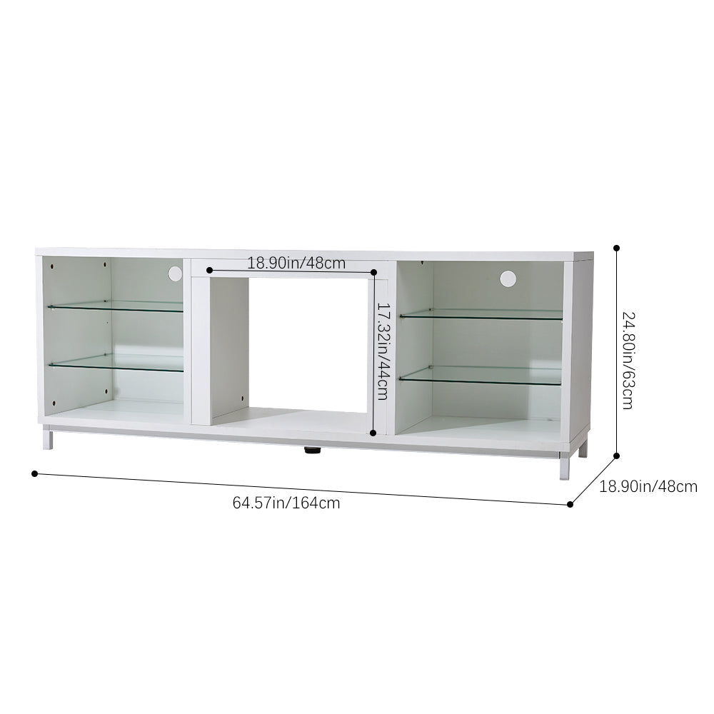Freestanding TV Stand Entertainment Center with 18 Fireplace