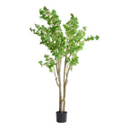 Artificial Enkianthus Tree Potted Plant Home Decoration