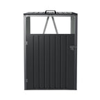 Metal Outdoor Garbage Bin Shed For 1 Trash Bin