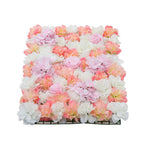 Artificial Multicolor Rose Flower Backdrop Wall Panel