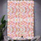 Artificial Multicolor Rose Flower Backdrop Wall Panel