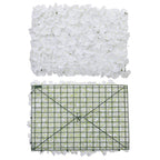 Handcrafted White Silk Hydrangea Flower Panel