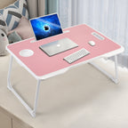Foldable Laptop Bed Table with Drawer