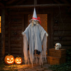 Halloween Voice-Activated Hanging Witch