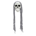 Halloween Hanging Skull with Glowing Eyes