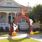 Arch Ghost Pumpkins Halloween Inflatable
