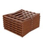 6-Tier Bamboo Folding Shoe Rack