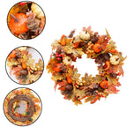 Artificial Wreath for Halloween Thanksgiving Decor