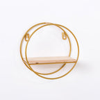 Gold Wall Hanging Storage and Display Decorative Shelf