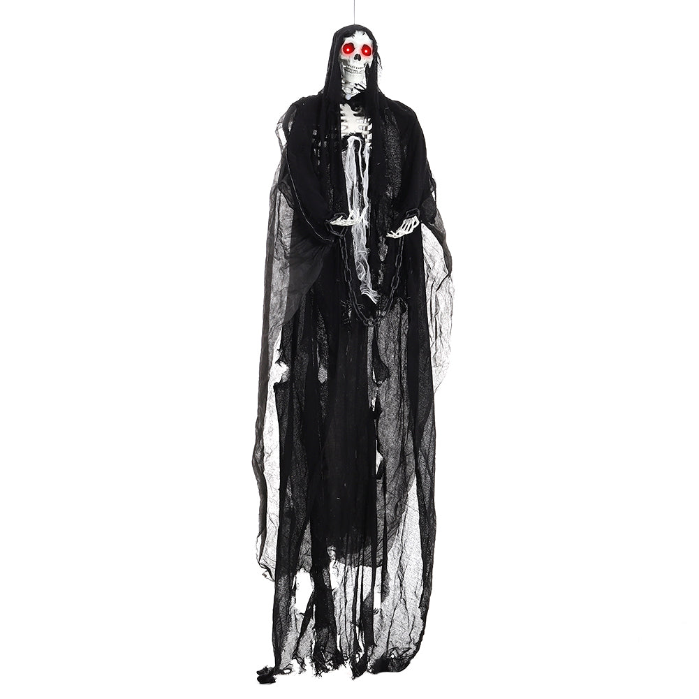 Motion Activated Hanging Skeleton Ghost for Halloween