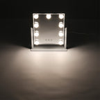9 LED Bulbs Hollywood Vanity Mirror with 3 Colour Lighting Modes
