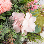 Rustic Assorted Flowers Heart-shaped Wreath Wedding Decoration