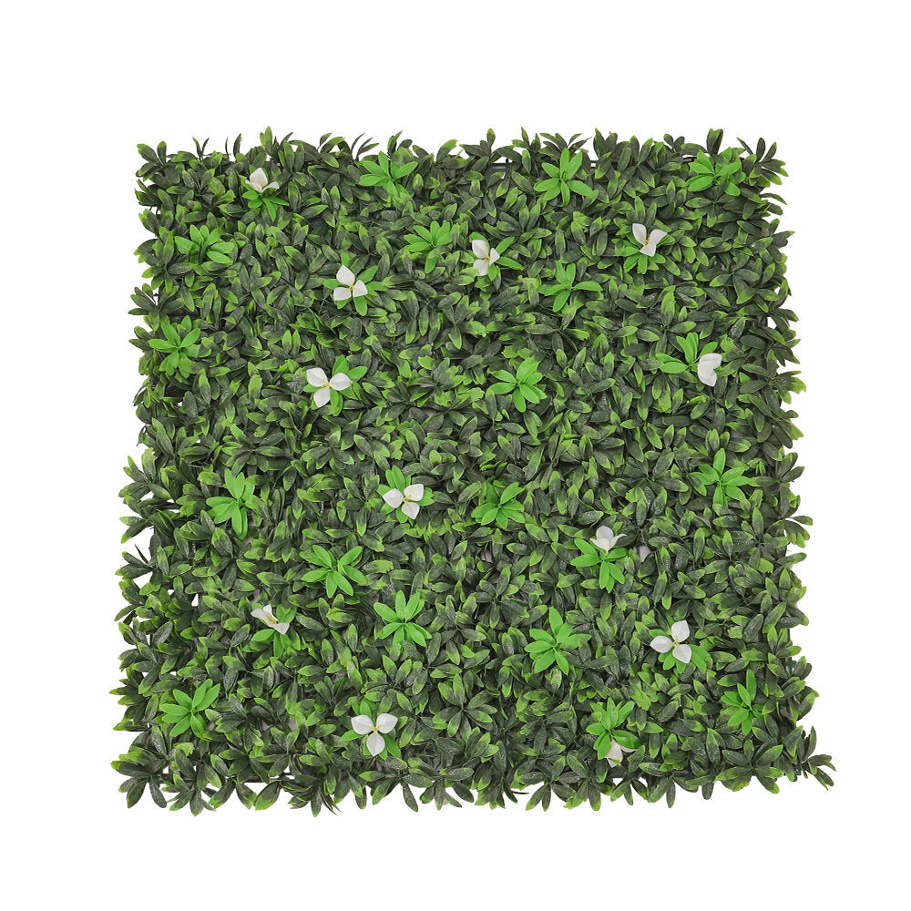 100x100cm Artificial Greenery Panel Foliage Hedge