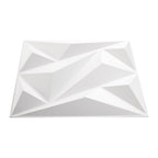 12 Pack Decorative 3D Wall Panels White Diamond Design PVC