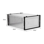 12x Stackable Shoe Storage Box Organiser