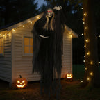 Halloween Hanging Skeleton Ghost with Sensor