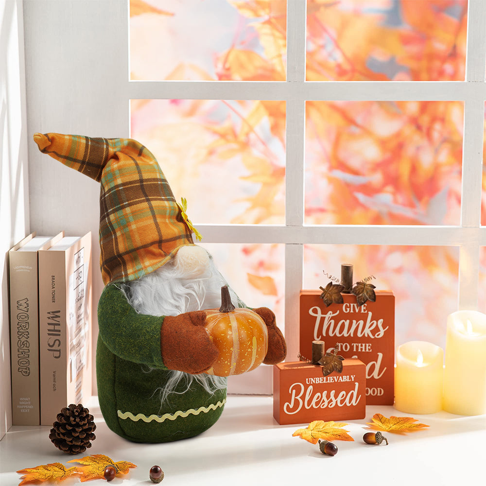 Handmade Autumn Harvest Gnome Decoration