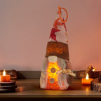 LED Thanksgiving Harvest Maple Gnome Plush Doll