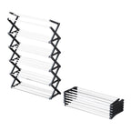 Foldable Multi-Tier Metal Shoe Rack