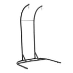 Outdoor Hanging 2-Seater Swing Chair Egg Chair with U-Shaped Stand