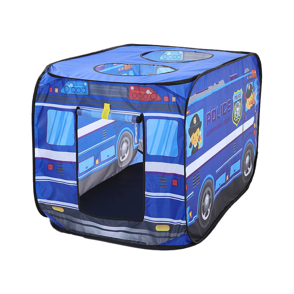 Police Truck Foldable Tent Pop Up Kids Playhouse
