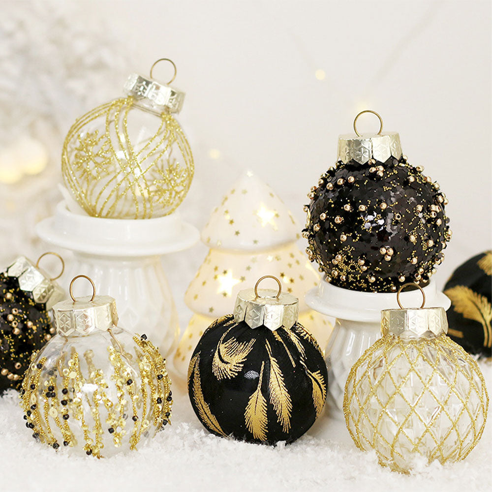 25Pcs Christmas Ball Ornament Set