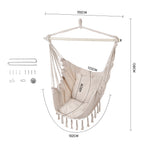 Garden Hanging Canvas Hammock Swing Chair