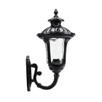 Traditional Textured Black Outdoor Wall Lantern