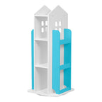 Kids' House Frame Rotating Bookshelf