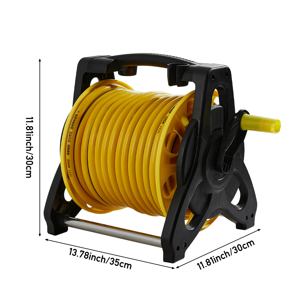 25m Portable Garden Watering Hose Reel Set