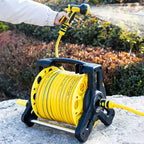 25/35m Portable Garden Watering Hose Reel Set