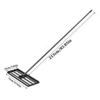 Lawn Levelling Rake with 213cm Stainless Steel Handle