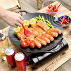 Pre-Seasoned Round Cast Iron Grill Pan