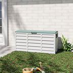290L Outdoor Storage Deck Box with Wheels