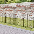 10Pcs Metal Garden Fences