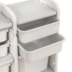 Kids Plastic Storage Cabinet for Toys Clothes Books