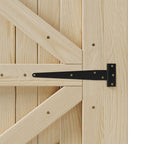 83cm W Arch Top Heavy-Duty Garden Gate with Latch