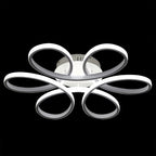 Modern Acrylic Light-adjusted Petal LED Semi Ceiling Light