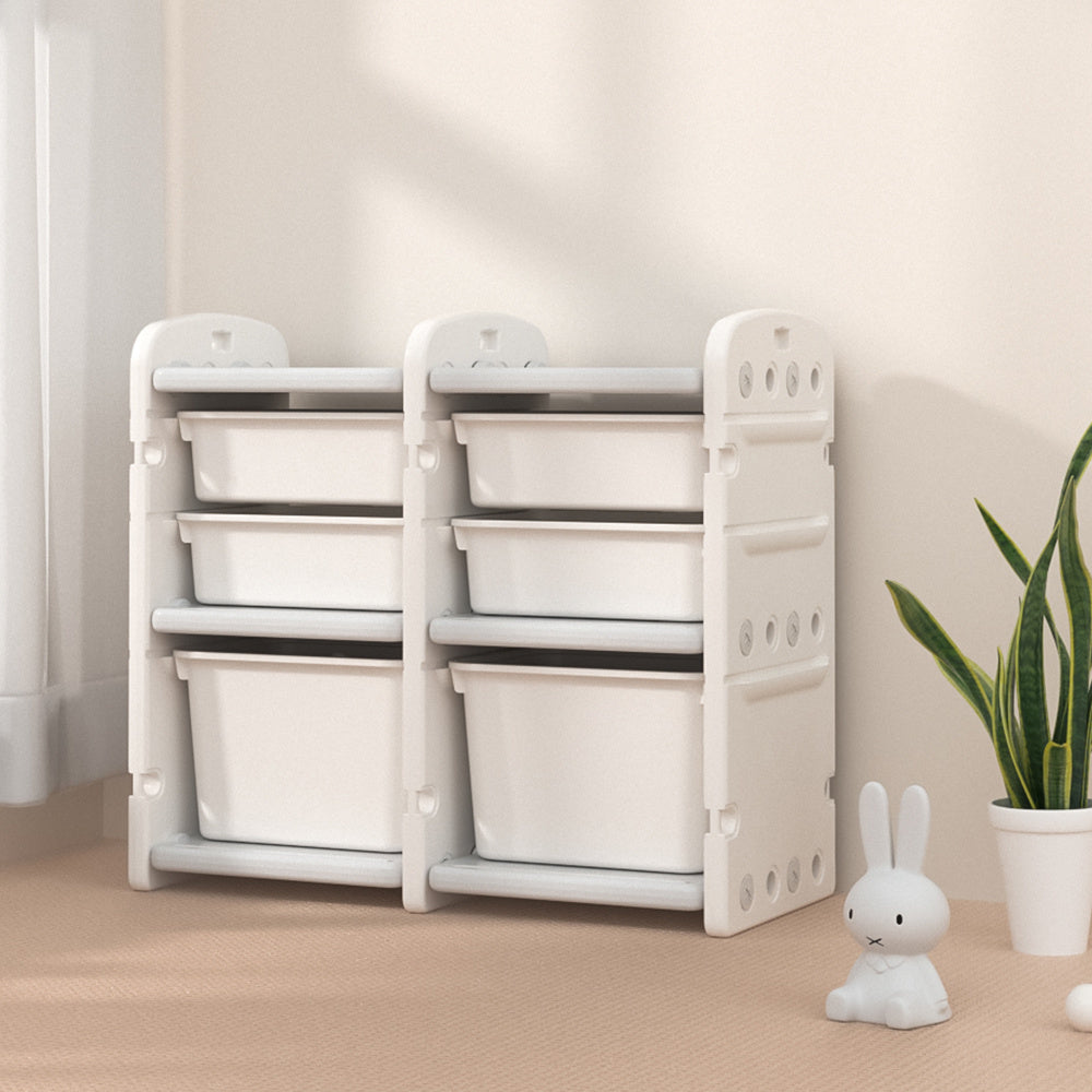 Kids Plastic Storage Cabinet for Toys Clothes Books