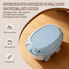 Dolphin-Shaped Toy Storage Box on Wheels