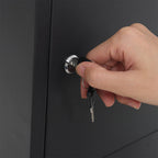 90cm Lockable Galvanised Steel Outdoor Parcel Drop Box