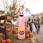 7 FT Halloween Inflatable Ghost with LED Lights