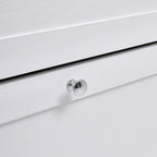 Wooden 2 Drawer Flip Down Shoe Cabinet