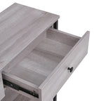 Narrow Wooden Console Table with Drawers
