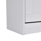 Wooden 2 Drawer Flip Down Shoe Cabinet