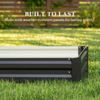 Galvanized Steel Raised Garden Bed