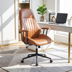 Mid-Century Modern Office Chair with Casters