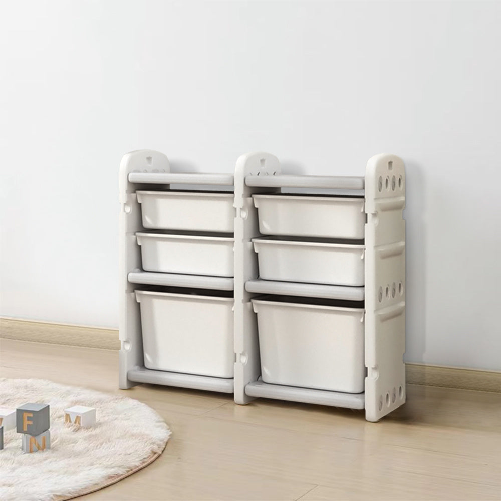 Kids Plastic Storage Cabinet for Toys Clothes Books