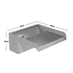 20cm D Back Entry Stainless Steel Water Blade