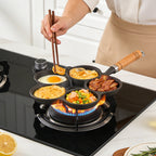 Non-stick 6-hole Cast Iron Egg Frying Pan